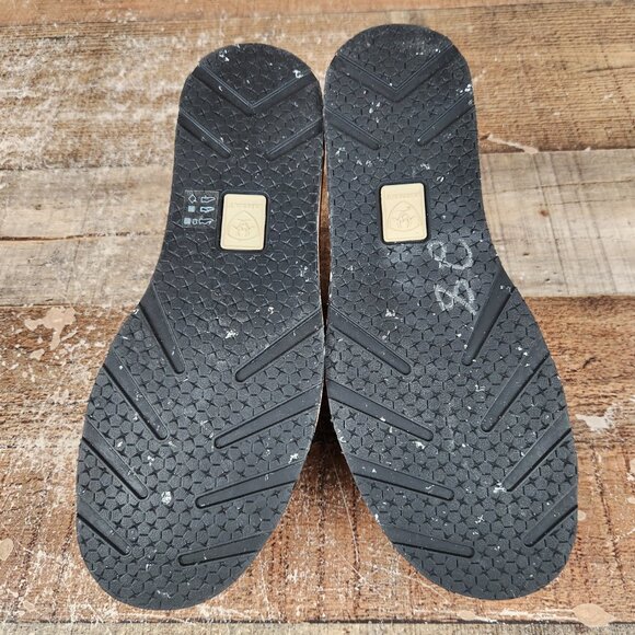 Ariat Cruiser Sunflowers Women's Size 7 Suede Peanut Field of Sun Slip‎ On Flat - Picture 8 of 10